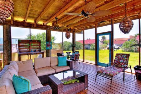 Spanish Village Cottage W Private Cabana Port Aransas Esterno foto