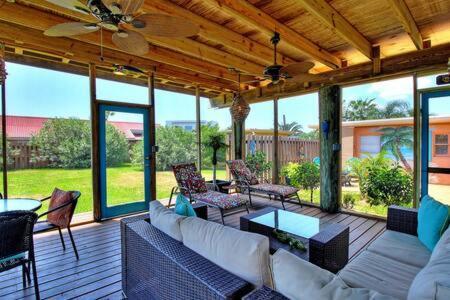 Spanish Village Cottage W Private Cabana Port Aransas Esterno foto